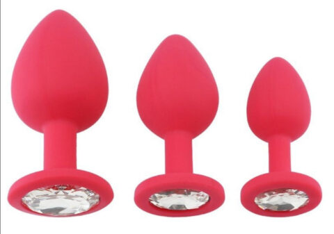 Silicone anal plug_size large