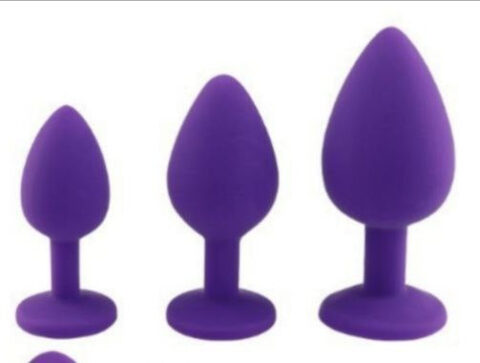 Silicone anal plug_Size Small